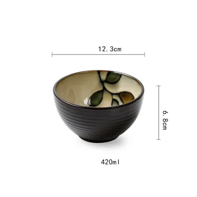 Japanese Ceramic Dishes Bowls Dishes Individuality 4.8Inches - Shop at LoveMi