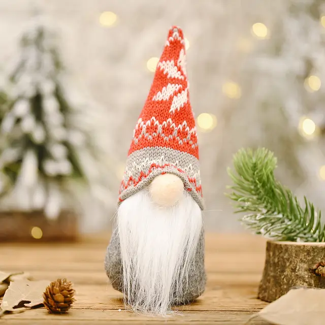 Christmas Decorations Forest Elderly Doll Ornaments - Shop at LoveMi