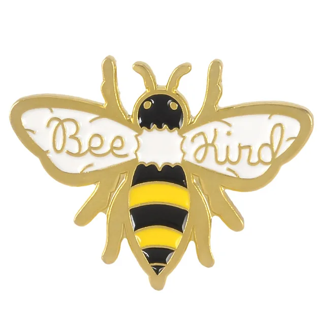 Cartoon Creative Cute Bee Enamel Alloy Brooch Pin 1 Style - Shop at LoveMi