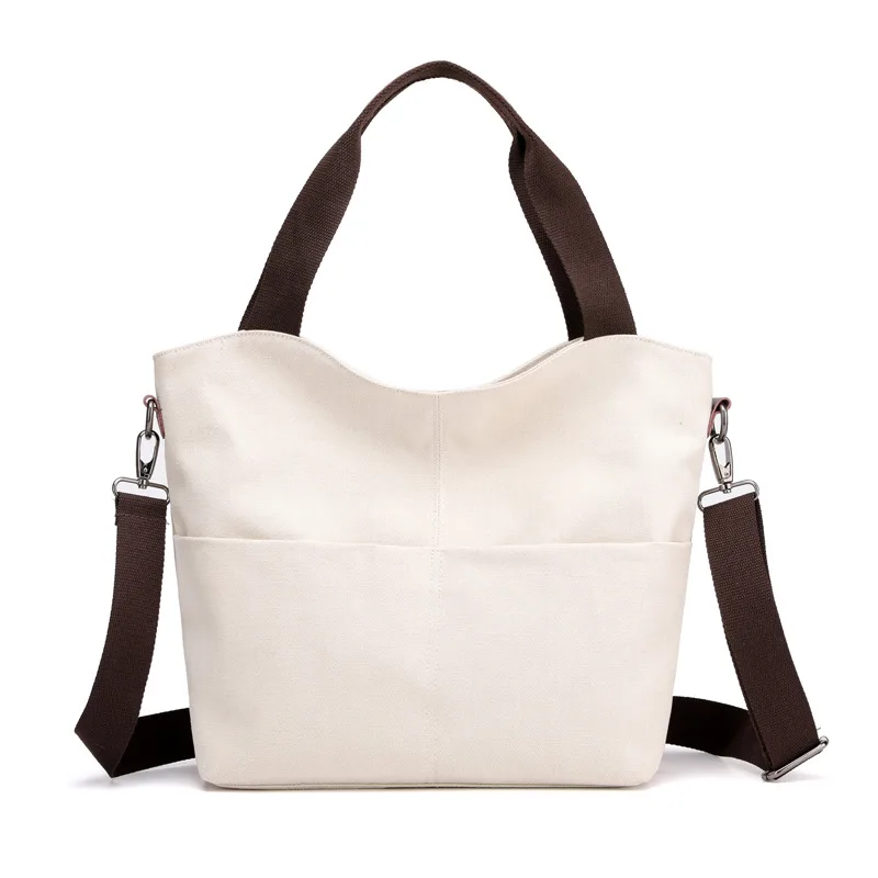 Fashion Handbags Tote Handbags Canvas Bags Big White - Shop at LoveMi