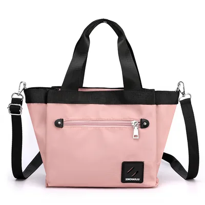 Nylon Women's Oxford Cloth Messenger Bag Pink - Shop at LoveMi