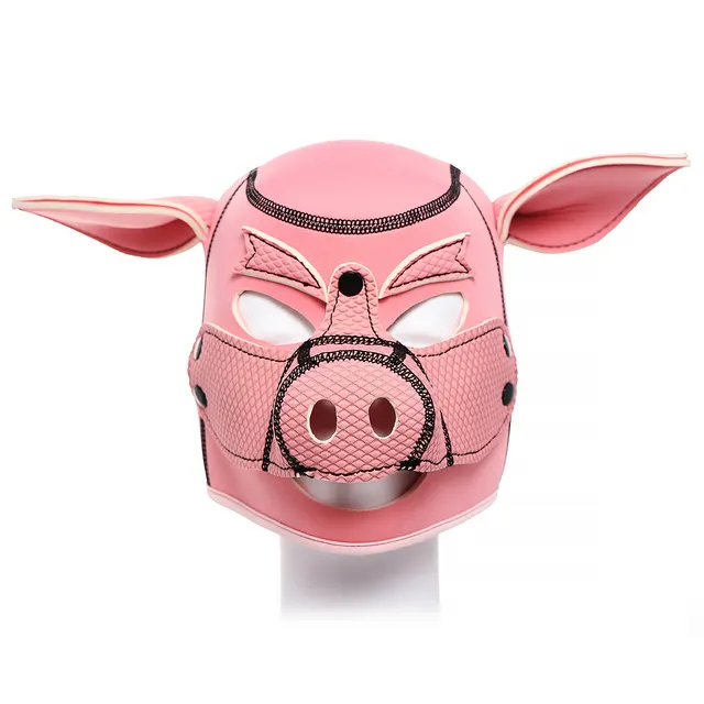 Toys Hooded Pig Face Mask Pink - Shop at LoveMi