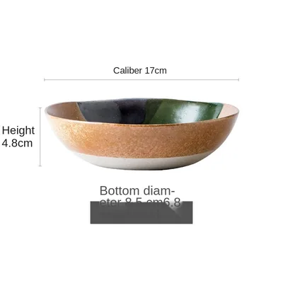 Hand painted Creative Personality Japanese Ceramic Tableware Salad Bowl - Shop at LoveMi