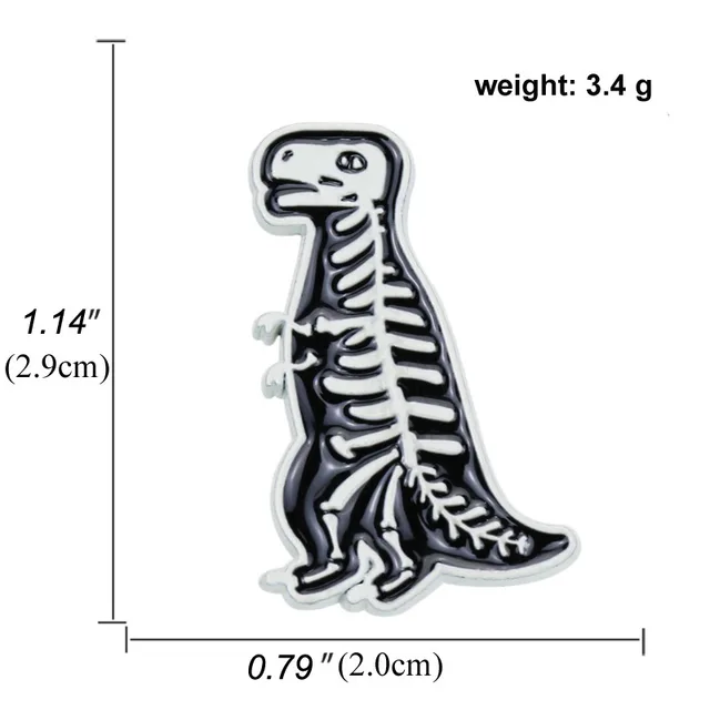 Zinc Alloy Personalized Animal Collar Pin Brooch 10 Style - Shop at LoveMi