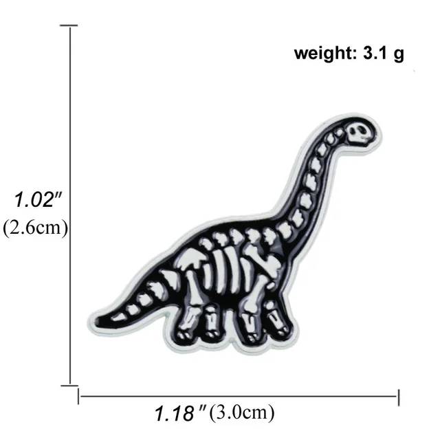 Zinc Alloy Personalized Animal Collar Pin Brooch 11 Style - Shop at LoveMi