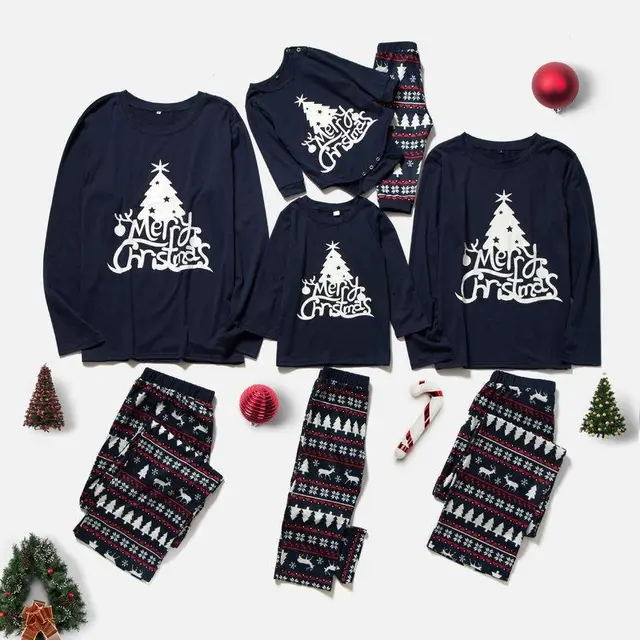 Autumn And Winter Christmas New Parent child Home Set Child4 - Shop at LoveMi