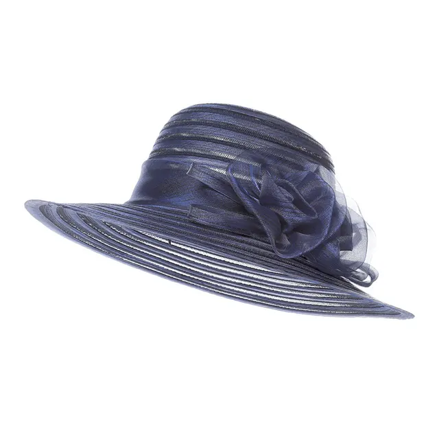 Big Brimmed Wide Brim Seaside Beach Holiday Hat Shade And Breathable Navy Blue - Shop at LoveMi