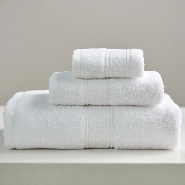 Minimalist Style Square Towel Towel Bath Towel Set Towel Pure Cotton White - Shop at LoveMi