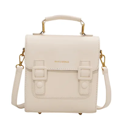 All Match College Style Small Backpack Multifunctional Diagonal Bag Women White - Shop at LoveMi