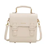 All Match College Style Small Backpack Multifunctional Diagonal Bag Women - White
