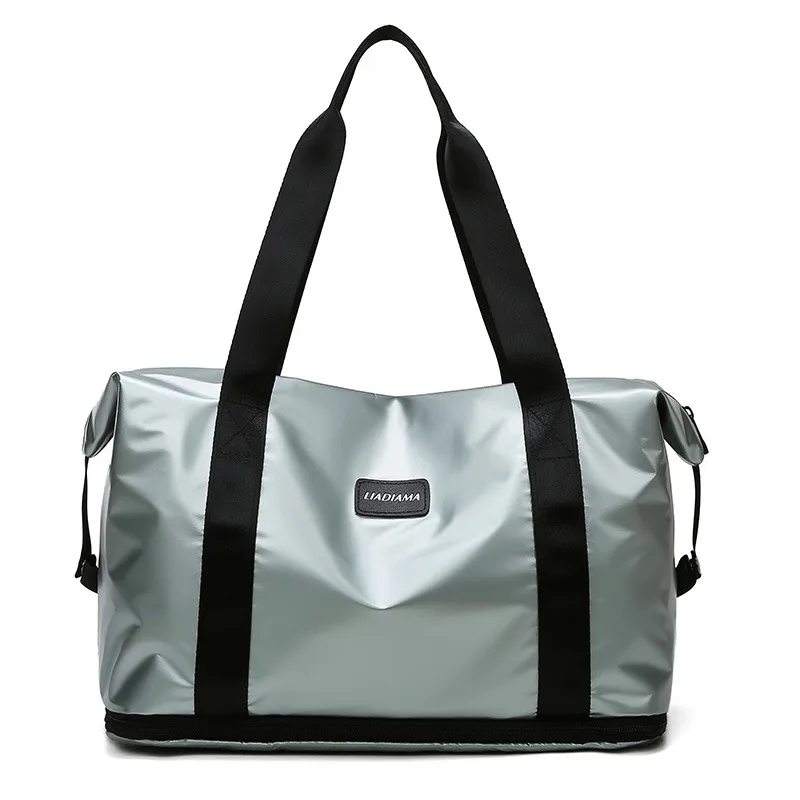 Men's Lightweight One shoulder Contrast Color Travel Bag Green - Shop at LoveMi