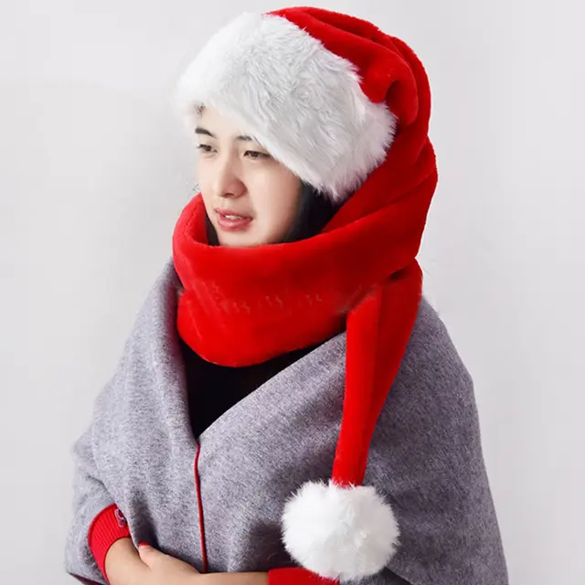 Plush And Lined Christmas Hat Christmas Hat 150Cm - Shop at LoveMi