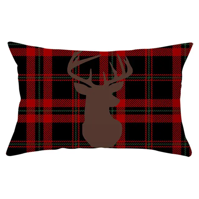 Christmas Printed Linen Backrest Pillowcase H - Shop at LoveMi