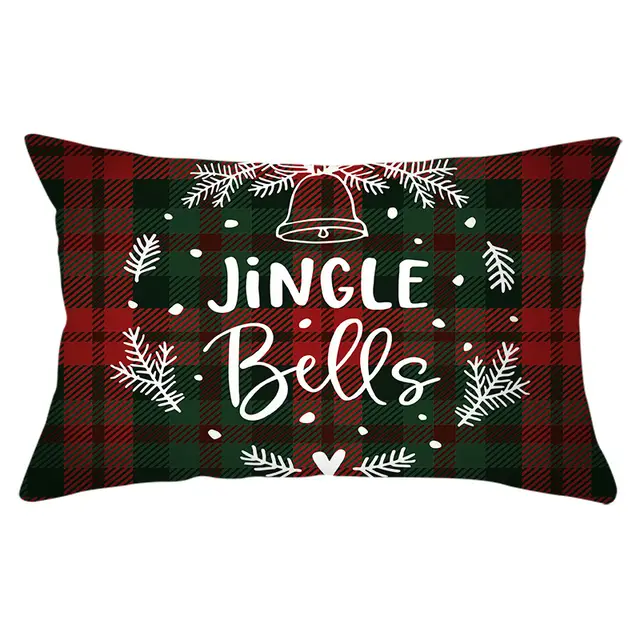 Christmas Printed Linen Backrest Pillowcase R - Shop at LoveMi