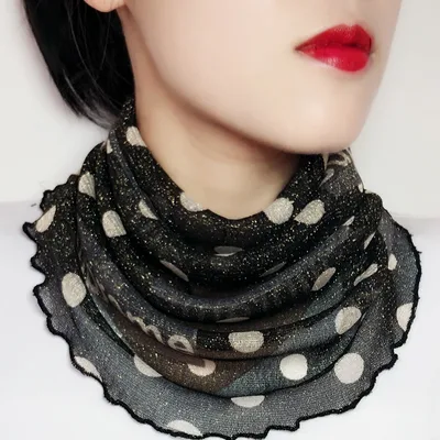 Earrings Variety Bib Women's Turtleneck Scarf Face Mask Style11 - Shop at LoveMi