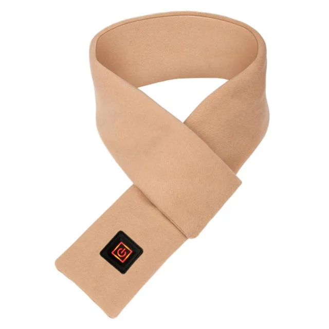 Smart Heating Scarf In Winter To Keep Warm And Electric Heating Neck Protector Khaki - Shop at LoveMi