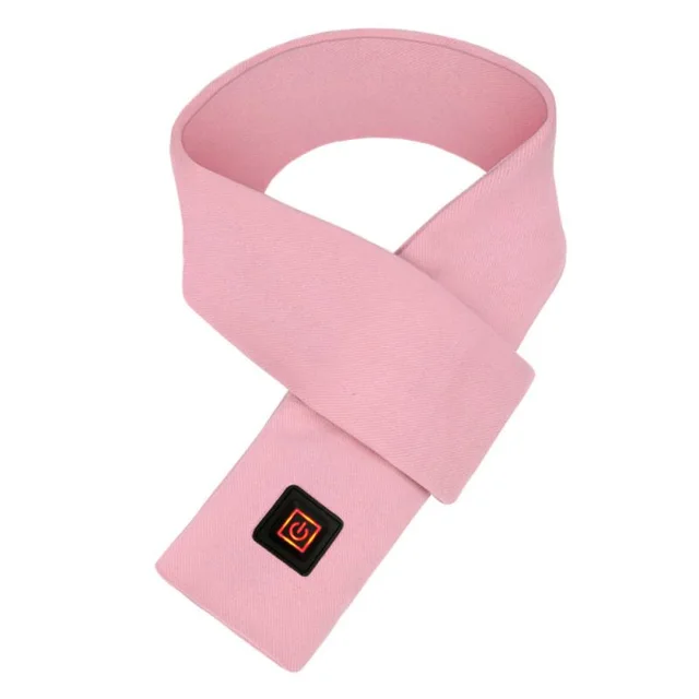 Smart Heating Scarf In Winter To Keep Warm And Electric Heating Neck Protector Pink - Shop at LoveMi