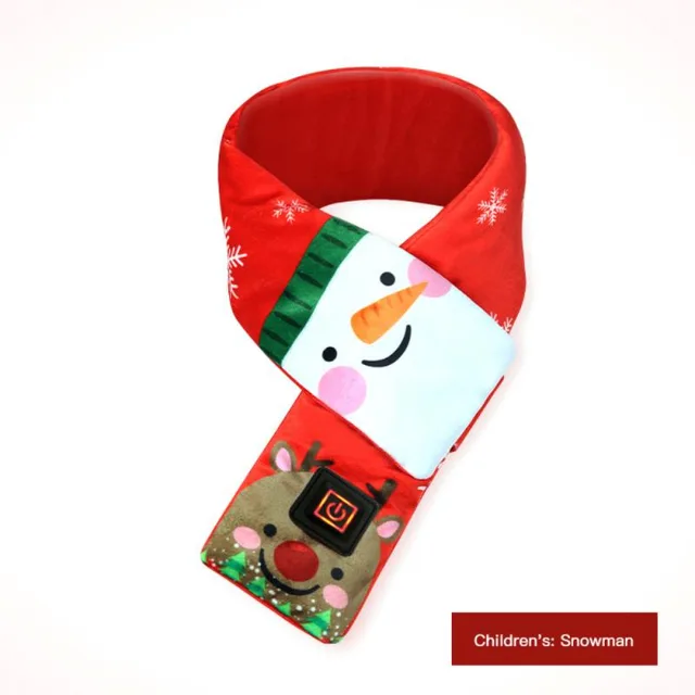 Smart Heating Scarf In Winter To Keep Warm And Electric Heating Neck Protector Snowman - Shop at LoveMi