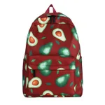 Avocado Backpack For Junior And High School Students - Chocolate Color