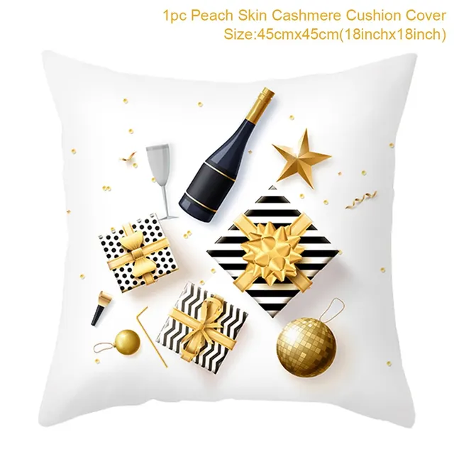 Christmas Printed Throw Pillow Cushion Cover Linen 10Style - Shop at LoveMi