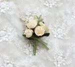 Gift Wrapping Groom And Groomsman Corsage - Beige Series