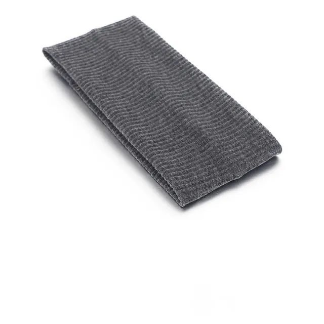 Headband Female Knitted Headband Net Celebrity Wild Dark Grey - Shop at LoveMi