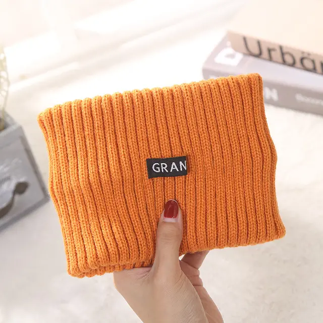 Knitted Wool Headband Trendy Sports Style Orange - Shop at LoveMi