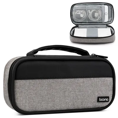 Power Protection Cover Earphone Storage Box Portable Stitching - Shop at LoveMi