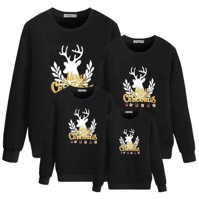 Christmas Dwarf Creative Funny Print Crew Neck Top 2White - Shop at LoveMi