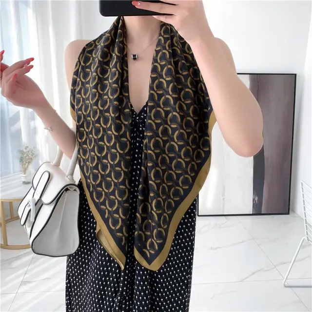 Fashion Home Color Leopard Twill Scarf 4 Style - Shop at LoveMi