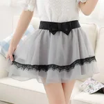 Organza Short Skirtgrey