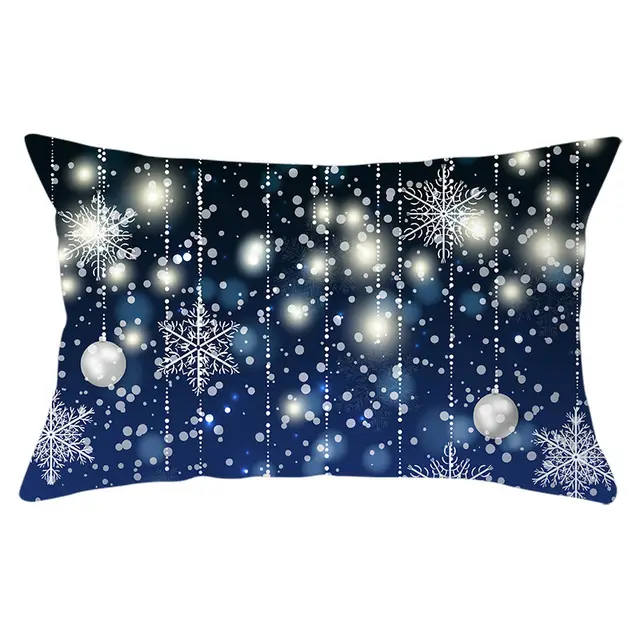 Blue Series Christmas Peach Skin Waist Pillowcase 18Style - Shop at LoveMi