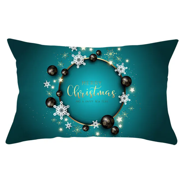 Blue Series Christmas Peach Skin Waist Pillowcase 26Style - Shop at LoveMi