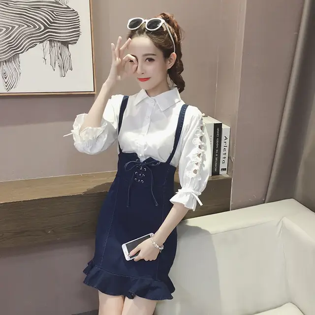 Summer Fishtail Autumn With Waist Bag Buttocks Slimming Dress Single Skirt - Shop at LoveMi