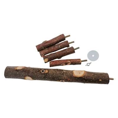 Parrot Bird Wood Stand Pole Toy Picture Color - Shop at LoveMi