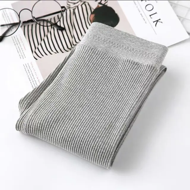 Women's Leggings Outer Wear Spring And Autumn Thin Cotton Light Grey - Shop at LoveMi