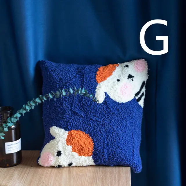 Yarn Poke Embroidered Planet Pillow DIY Kit G - Shop at LoveMi