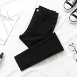 Black Cropped Trousers