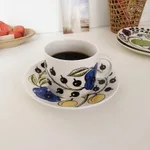 Yellow Cups And Saucers