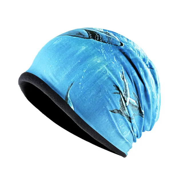 Casual Fashion Men's And Women's Shark Print Breathable Toe Cap Black - Shop at LoveMi