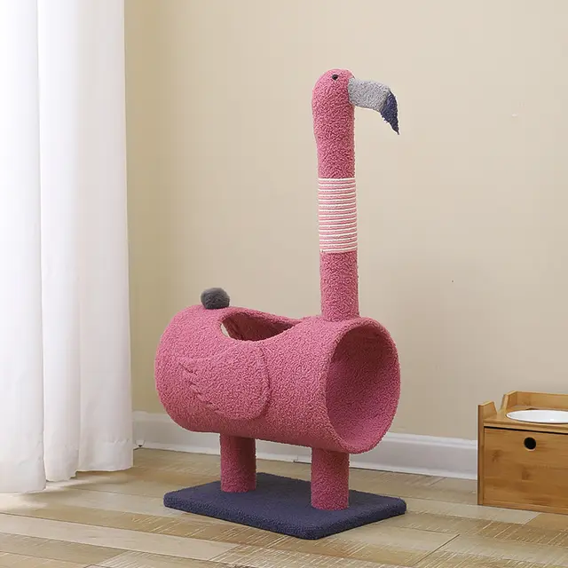Cat Climbing Frame Sisal Scratching Post Wear resistant Cat Jumping Platform Flamingo Small Climbing Frame - Shop at LoveMi