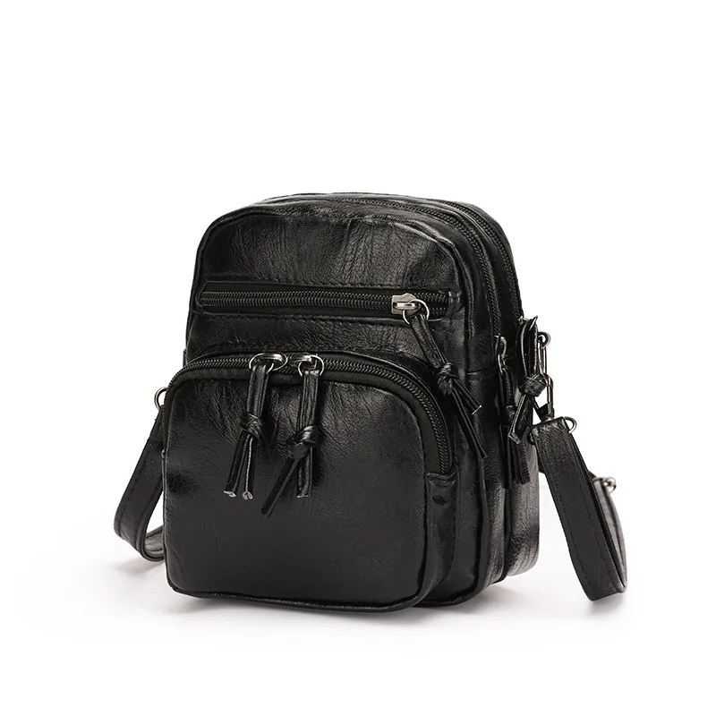New Bag Women Soft Leather Shoulder Bag Women Black - Shop at LoveMi