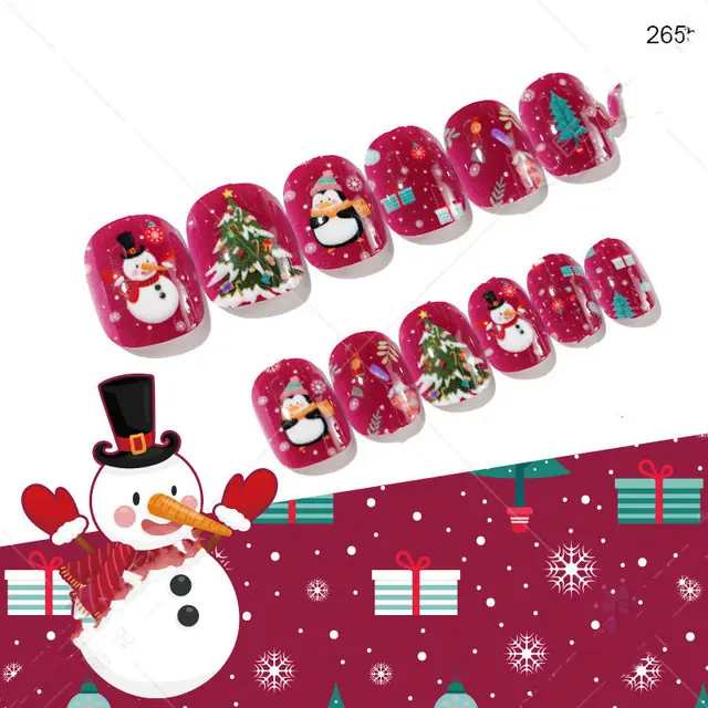 Christmas Cute Children Nails Wearable Style.265 - Shop at LoveMi