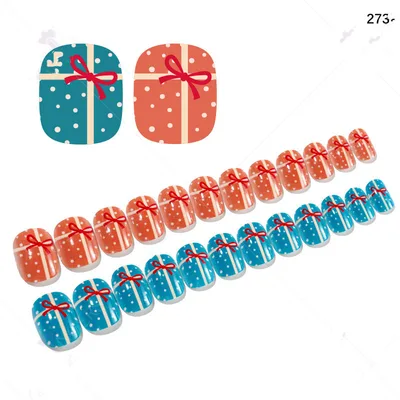 Christmas Cute Children Nails Wearable Style.273 - Shop at LoveMi