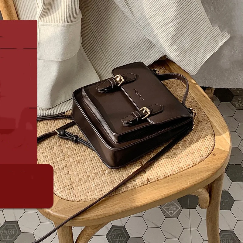 Crossbody Backpack All match College Style Brown - Shop at LoveMi