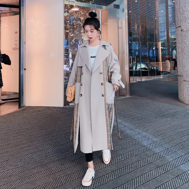 Spring And Autumn New French Temperament Casual Loose Double Breasted Jacket - Shop at LoveMi