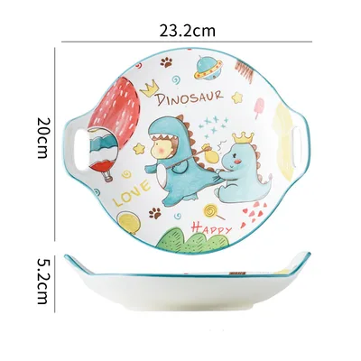 Cartoon Ceramic Dishes Set Tableware Bowl Household 14 Style - Shop at LoveMi