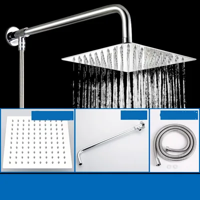 Stainless Steel Pressurized Shower Bath Nozzle H - Shop at LoveMi