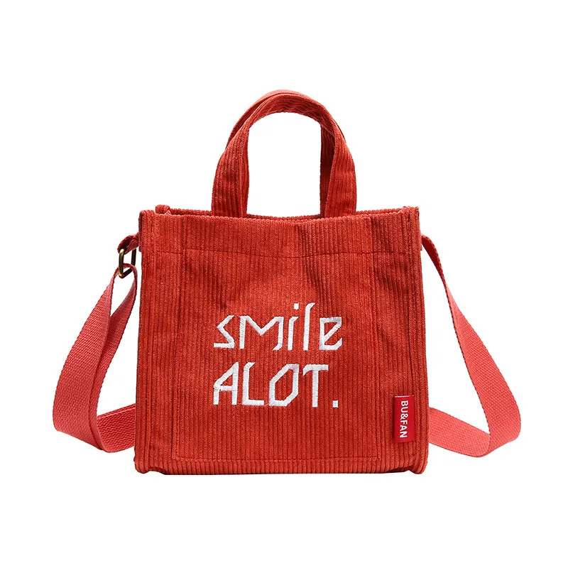 Fashion Casual One shoulder Forest Literary And Artistic Vintage Messenger Bag Red - Shop at LoveMi