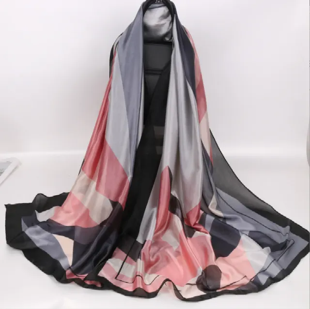 Fashion Women's Sunscreen Simulation Silk Scarf 2Style - Shop at LoveMi